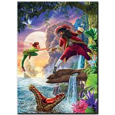 Find More Diamond Painting Cross Stitch Information About 5d Diy Full Square Round Diamond Embroidery Peter Pan Diamond Personagens Disney Disney Pixar Disney