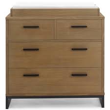 Ikea malm 4 drawers chest assembly. Simmons Kids Foundry 4 Drawer Dresser With Changing Top Rustic Acorn Matte Black Target