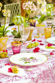Keep things simple, yet stylish with a monochromatic setting and a single flower. Outdoor Table Setting Ideas How To Set Your Outdoor Table