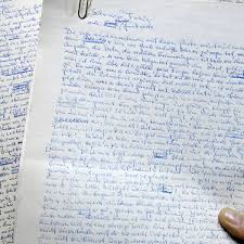 So lässt sich ein brief schön falten ➤ hier anleitung anschauen! Aus Der Zeit Von Deutschstunde Briefe Und Manuskripte Von Siegfried Lenz Wurden Versteigert Shz De