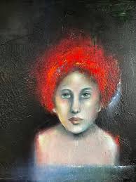 This is a framed art print titled "Not Alone" by the artist Danny Hahlbohm.  20.5 x 24.5