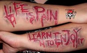 Use surgical removal for small tattoos. Dirk Dunkel Life Is Pain Cut By D D Tattoo On Deviantart