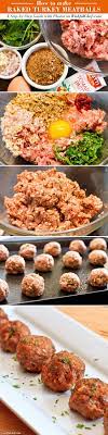 Baked Turkey Meatballs Wishful Chef Turkey Meatballs Baked Baked Turkey Food