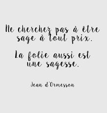 La Folie Ma Vie Citation Folie Citation Citation Sagesse