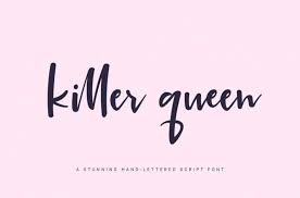 This font uploaded 1 march 2013. Killer Queen Script Font Befonts Com