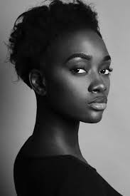 Beauty Black And White Model Photography Model Fatima Thioye Agencies Mim Elite Toronto Folio Montreal Portrait Dark Beauty Portrait Photography