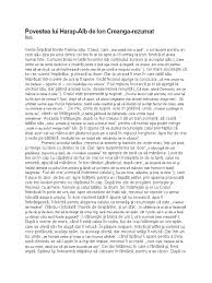 Rezumat al operei ce si face omul cu mana lui naron apartinand stravechii stripe a rigelienilor si fiind al patrulea din ginta sa care tinea cadastrul galactic avea un registru ce continea numele speciilor ajunse la inteligenta la aproape cel mai inalt nivel pe toata raza galaxiei. Rezumat Harap Alb Brainly Move Flex Gel In Romania