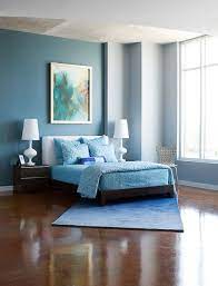 When brainstorming bedroom colors, it can be easy to feel overwhelmed by the number of room painting ideas that are possible— from accent walls cool shades of sea blue are modern and minimalist, adding the perfect touch of color. Light Blue Bedroom Bedroom Color Combination Blue Bedroom Decor