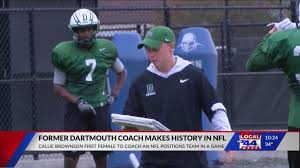 Browns chief of staff callie brownson fined after no contest plea for ovi charge. Former Dartmouth Football Coach Callie Brownson Makes History With Browns Local 22 44 News