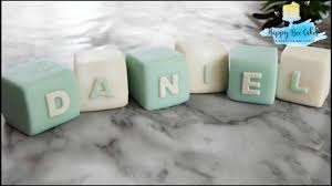 Enjoy these baby shower cakes associated with baby shower, which happens when people present gifts to the mother who has just given birth to her child. Fondant Baby Name Letter Blocks Tutorial Christening Baby Shower Cake Youtube