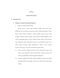 Strategi pengajaran & pembelajaran pm dr. Http Repo Iain Tulungagung Ac Id 4401 4 Bab 20ii Pdf