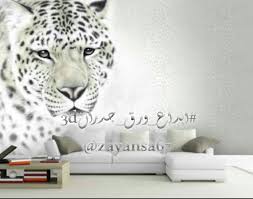 بصمة إبداع3d On Twitter ورق حائط ثلاثي الابعاد الجوكر النمر متوفر ورق جدران شبابي للاستراحات الشبابيه