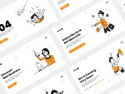 Sometimes the only thing keeping your motion design from being over the top is a simple shape element. Corporate Illustration Pack 01 In Illustrations On Yellow Images Creative Store