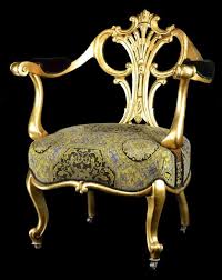Silla Antigua Versace Regencia Del Vintage Dorado Imperio Frances Neoclasico Sillon Antiguo Sillas Sillones