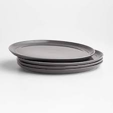 Get it as soon as mon, jun 14. Hue Dark Grey Dinner Plates Set Of Four Reviews Crate And Barrel