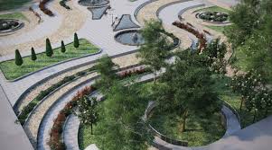 Landscape Park 2 3d Model Park Landscape Landscape Model Landscape