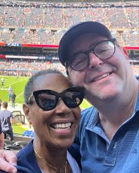 Sweet Home Chicago! Best day date in the best spot with my best beau! The  Bears at Soldier Field with @paul.lebo