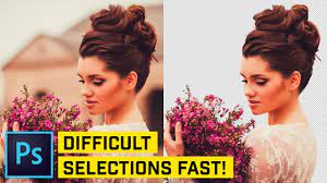The Fastest Way To Cut Out Hair In Photoshop Cc Youtube