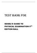 We specialized in nursing content. Test Bank For Seidel S Guide To Physical Examination 9th Edition Ball Nursing Stuvia
