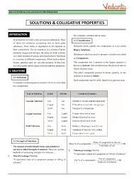 Download chemistry notes for class 12 pdf chapterwise absolutely free. Class 12 Chemistry Revision Notes For Chapter 2 Solutions