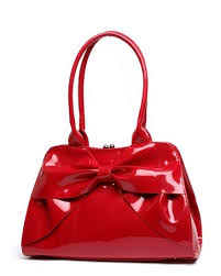 Black And White Striped Purse With Red Bow Pin By Teri Falco On It S In The Bag Bags Bow Bag Purses And Handbags