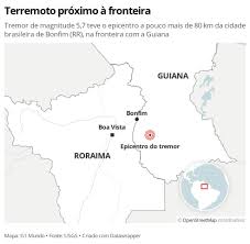 O sismo mais próximo foi registrado a 6 km, em 01/04/2006 e atingiu 4.7 magnitudes. Moradores Relatam Tremor De Terra Em Municipios De Roraima Apos Terremoto Na Guiana Roraima G1