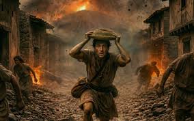 Skeleton found of Roman who fled Vesuvius ‘with terracotta pot on his head’