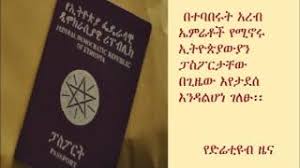 አስተማማኝ ፈጣን ቀላል የፓስፖርትና ትዉልድ መታወቂያ እድሳት 2028004410. Diretube News Ethiopian Expats Worry Over Digital Passport Delays Youtube