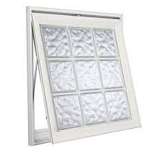 Hy Lite 6aw Design Series Awning Windows 6 Inch X 6 Inch X 1 1 2 Inch Blocks Glass Block Windows Home Window Vinyl