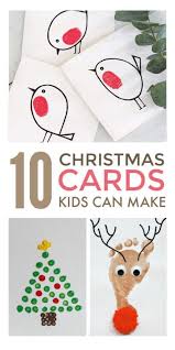 Simple Christmas Cards Kids Can Make Christmas Cards Handmade Kids Christmas Cards Kids Simple Christmas Cards