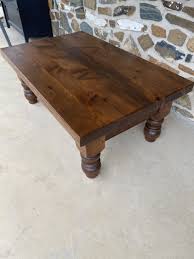 Add one of these lovely solid pine coffee tables to your living room. Chunky Leg Coffee Table Furniture From The Barn