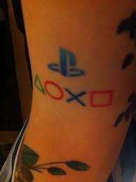 Touch device users, explore by touch or with swipe gestures. Just Love My Playstation Tattoo Playstation Tattoo Tattoo Skin Beauty Skin