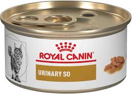 If your cat has been diagnosed with lower urinary tract problems, your veterinarian may recommend a prescription diet. Royal Canin Veterinary Diet Urinary So Morsels In Gravy Canned Cat Food 3 Oz Case Of 24 Chewy Com