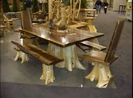 wonderfully natural table rustic log furniture rustic furniture design cedar furniture