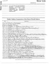 Public Utilities Commission of the State of South Dakota