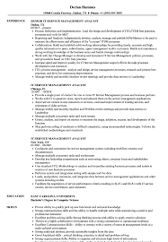 The itil intermediate certification is available for those who have completed. It Service Management Analyst Resume Samples Velvet Jobs