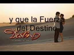 Pero la fuerza del destino nos hizo repetir que si el invierne viene frío quiero estar junto a ti. La Fuerza Del Destino Marc Antony Y Sandra Echeverria Letra Lyrics Youtube