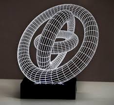 Circles 3d Illusion Acrylic Led Lamp This Cnc Files Dxf Etsy In 2021 3d Illusions 3d Led Lamp Illusions