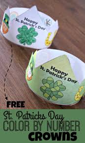 Find a list of st. Free Printable St Patricks Day Color By Number Printable Hats