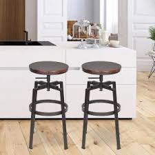 Home Decorators Collection Jamison Black Bar With Expandable Storage Sk18215a The Home Depot In 2021 Bar Stools Solid Wood Dining Table Metal Bar Stools