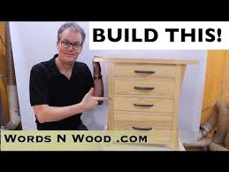 This 3 drawer nightstand can be made using common wood and easy joinery. Easy Build Mission Nightstand Wnw 49 Youtube