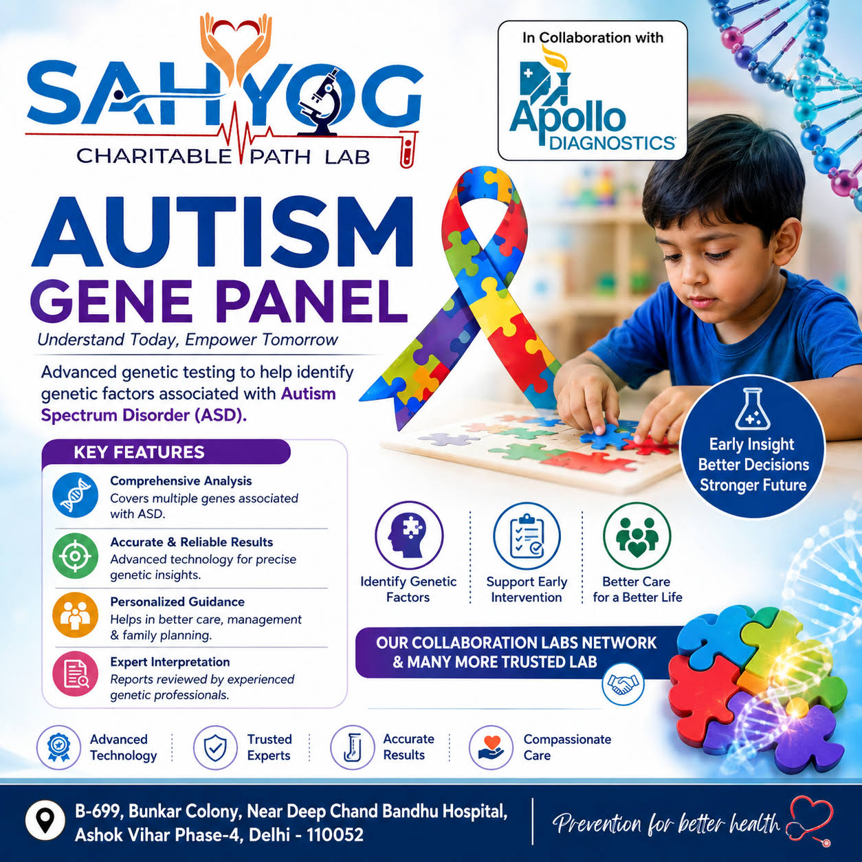AUTISM GENE PANEL TEST
