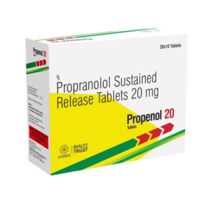 Propranolol (20mg) Tablets at ₹ 30/stripe | Inderal Tablets in Jaipur | ID: 2854708715197