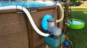 Some parts already have been installed on the pool. Colman 18 48 Power Steel Swim Vista Series Review Youtube