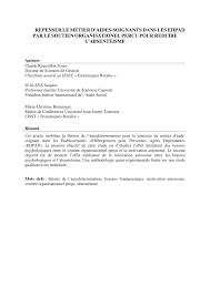 We did not find results for: Pdf Repenser Le Metier D Aides Soignants Dans Les Ehpad Par Le Soutien Organisationel Percu Pour Reduire L Absenteisme