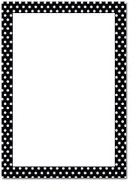 Black And White Gingham Border Polka Dot B W Page Border Clip Art Borders Page Borders Borders For Paper