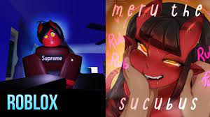 A Normal Night in the Bed | Roblox Meru the Sucubus - YouTube