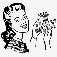 Maybe you would like to learn more about one of these? Female With Money Clip Art At Clker Money Clipart Black And White 600x562 Png Download Pngkit