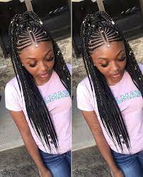 Go Follow Blackgirlsvault For More Celebration Of Black Beauty Excellence And C African Hair Braiding Styles Hairdo For Long Hair African Braids Hairstyles