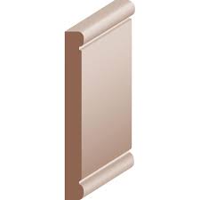We would end the backer into the side of the casing and do a self return on the chair rail. Chair Rail Backer With 3 1 4 Face Adco Wholsale